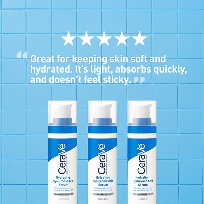 CeraVe Skincare Serums Hydrating Hyaluronic Acid Serum
