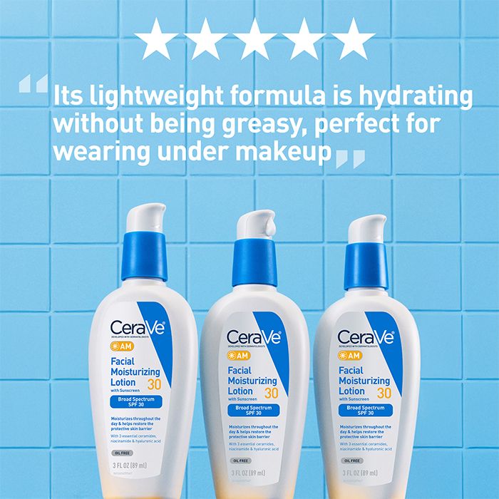 CeraVe Skincare Moisturizers Am Facial Moisturizing Lotion With Sunscreen