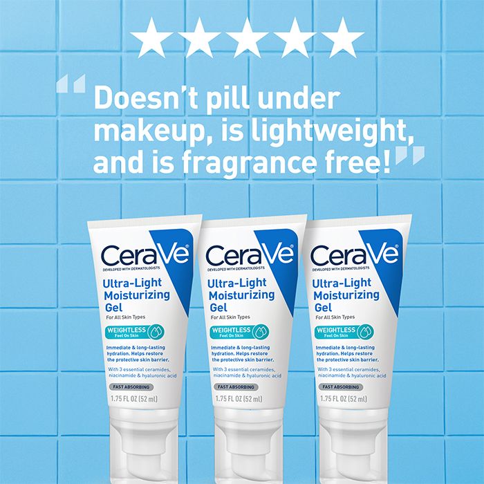 CeraVe Skincare Moisturizers Facial Moisturizers Ultra Light Gel Moisturizer