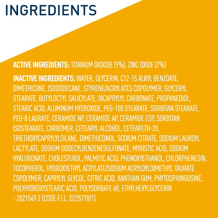 CeraVe Sunscreen Face Hydrating Mineral Sunscreen Face Lotion Spf