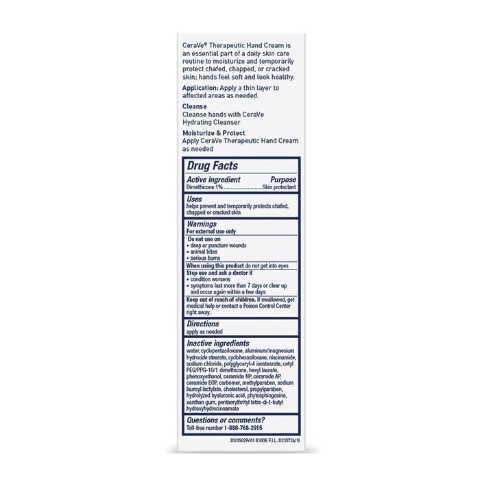 CeraVe Skincare Moisturizers Therapeutic Hand Cream